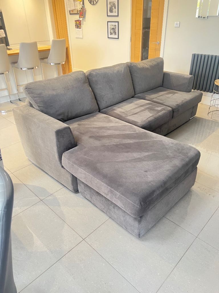 Large Grey Corner Sofa