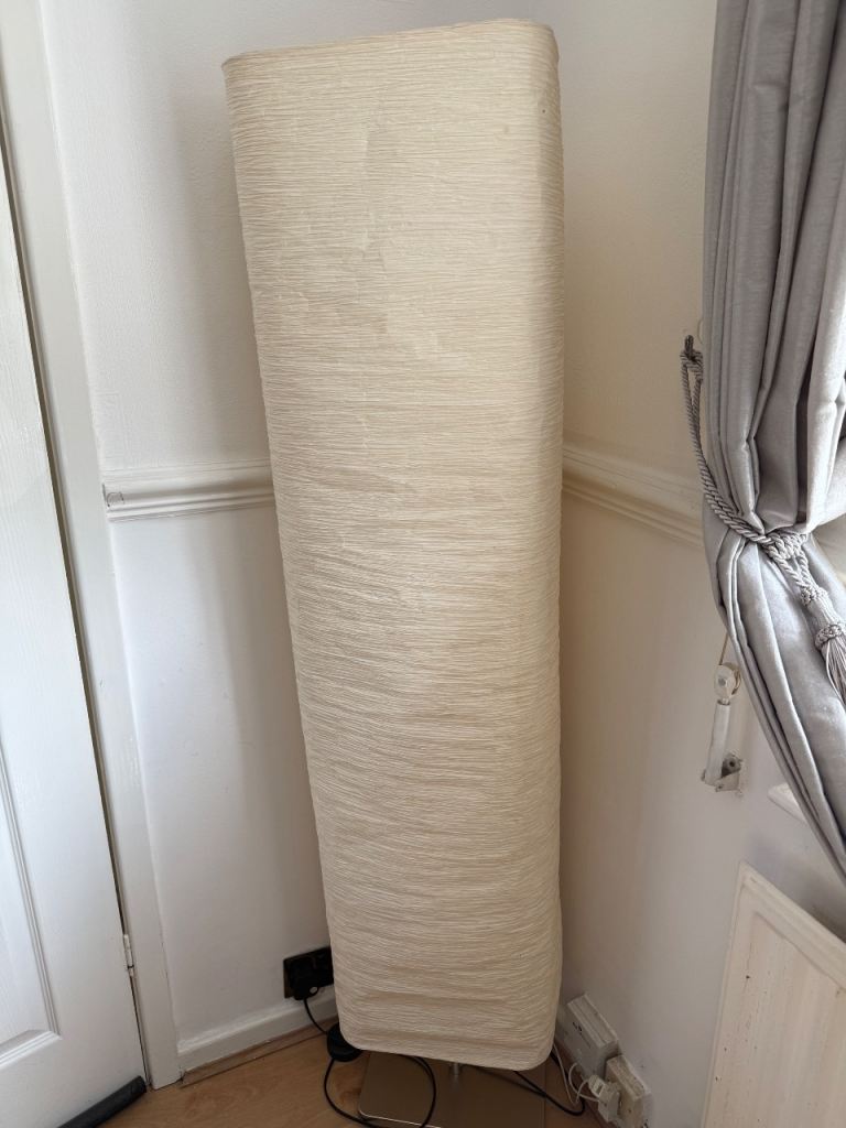 Tall Beige Floor Lamp 