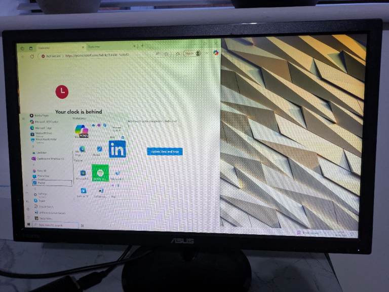 Asus monitor ASUS VP228HE (21.5") nd keyboard