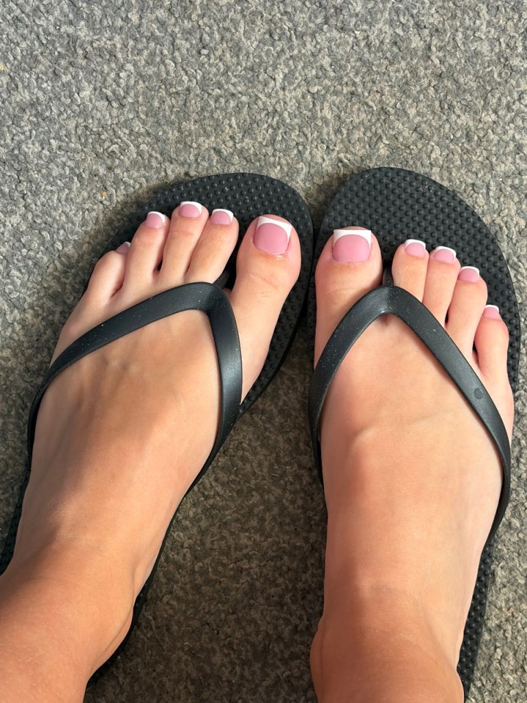 Black Flip Flops - Good Condition