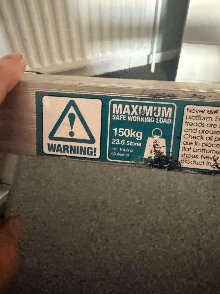 Abru Werner Aluminium Work Platform MAY SWOP DRILL 