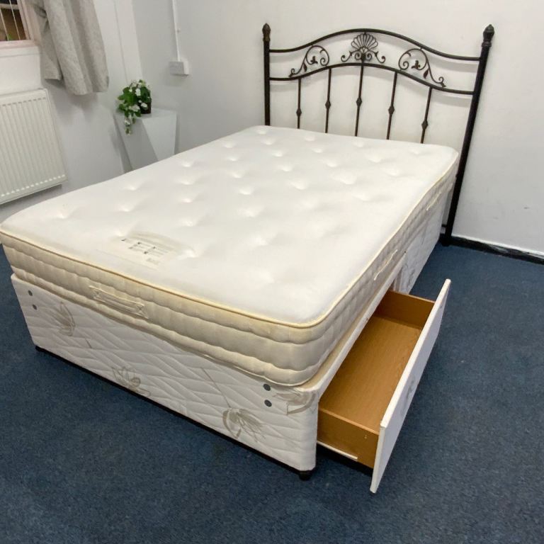 M&S Pocket Sprung Double Divan Bed