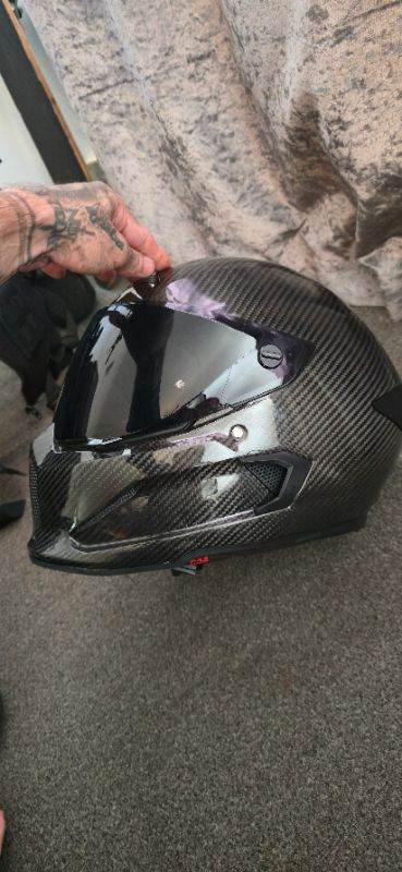 Ruroc helmet carbon fibre size L