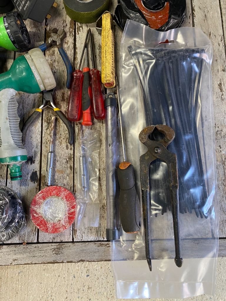 Various Hand Tools and Cable Ties – Good Condition