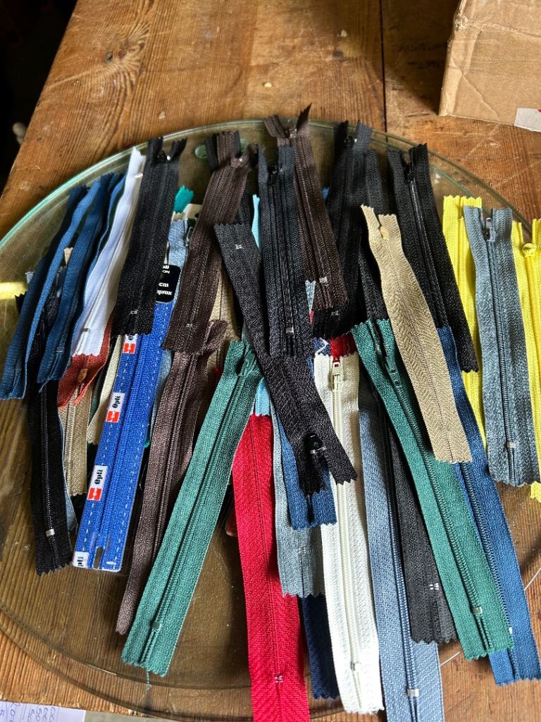 Large Job Lot of New Zips – Various Colours and Sizes