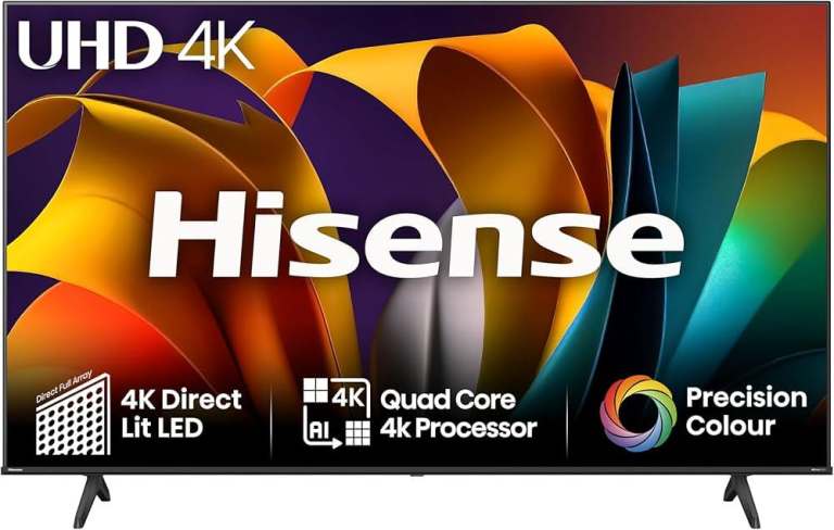 55 inch hisense 4K HDR smart tv