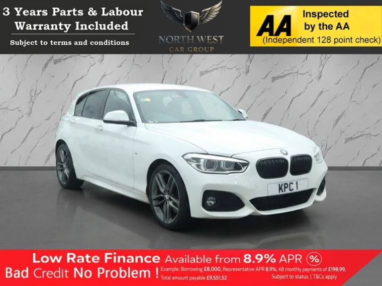 2017 BMW 1 Series 118d M Sport 5dr [Nav] HATCHBACK DIESEL Manual