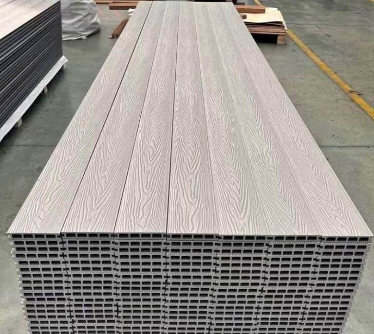 image for Light Grey Decking 4.8m | High-Quality Composite, Weatherproof