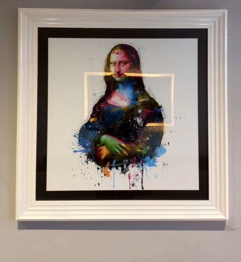 ART- Da Vinci Pop Mona Lisa  Patrice Murciano - 90cm x 90cm - Framed 