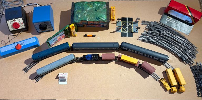 3 working 00-gauge Locomotives (mid 1970’s) +carriages/track etc