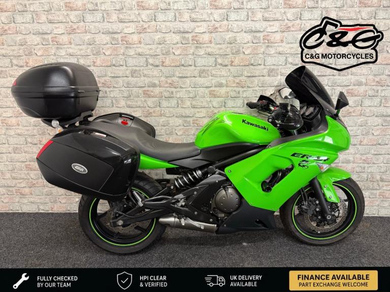 2009 Kawasaki EX 650 ER6 A8F- 10k miles - 12 month mot - Full luggage 
