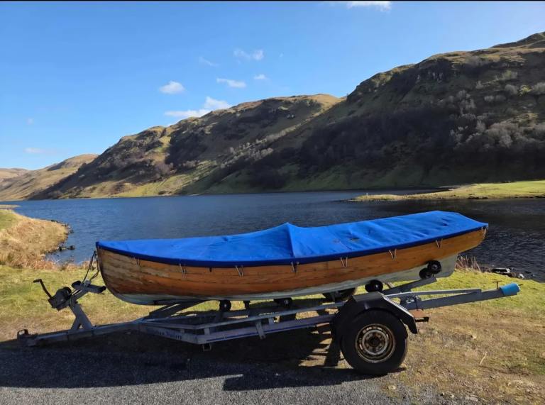 Clinker 12ft boat and trailer 