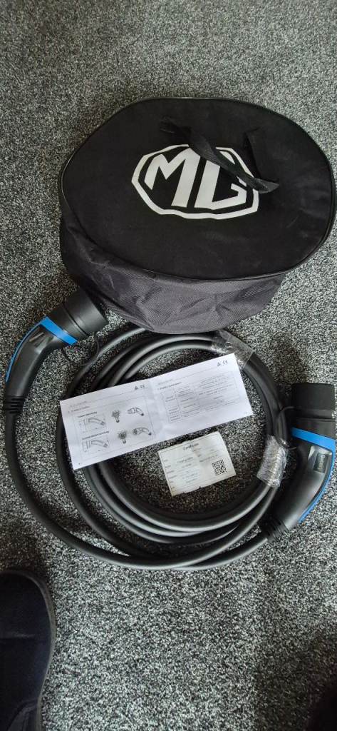 MG unused Type 2 to type 2 charging lead