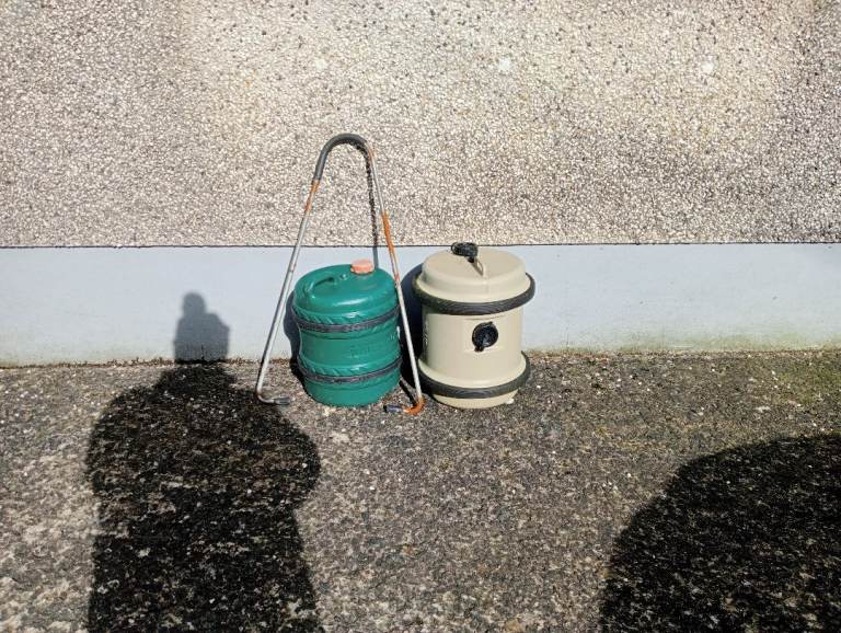 2 aquaroll water butts 