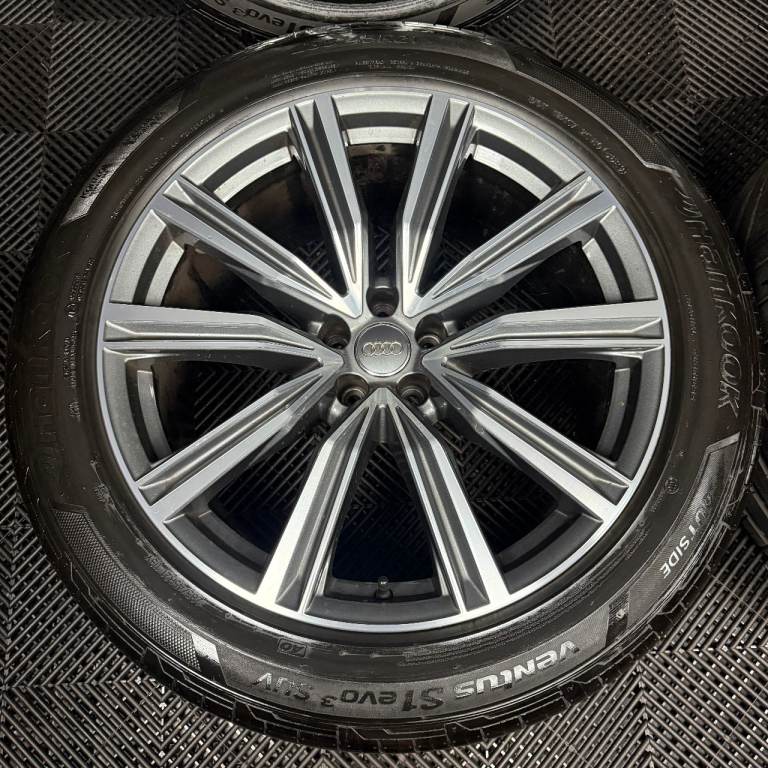 21'' GENUINE AUDI Q8 S LINE MULTISPOKE ALLOY WHEELS ALLOYS TYRES