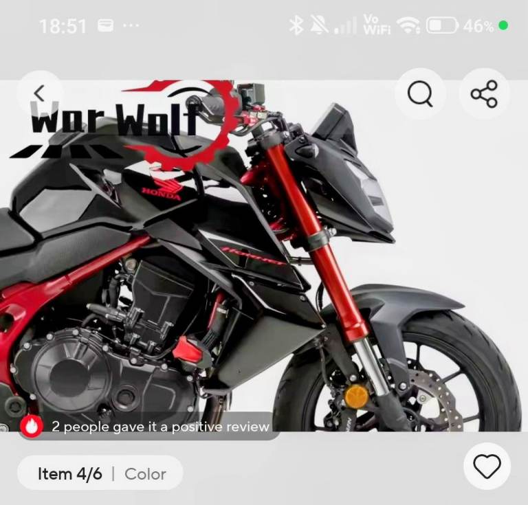 Honda Hornet 750 Spoilers 