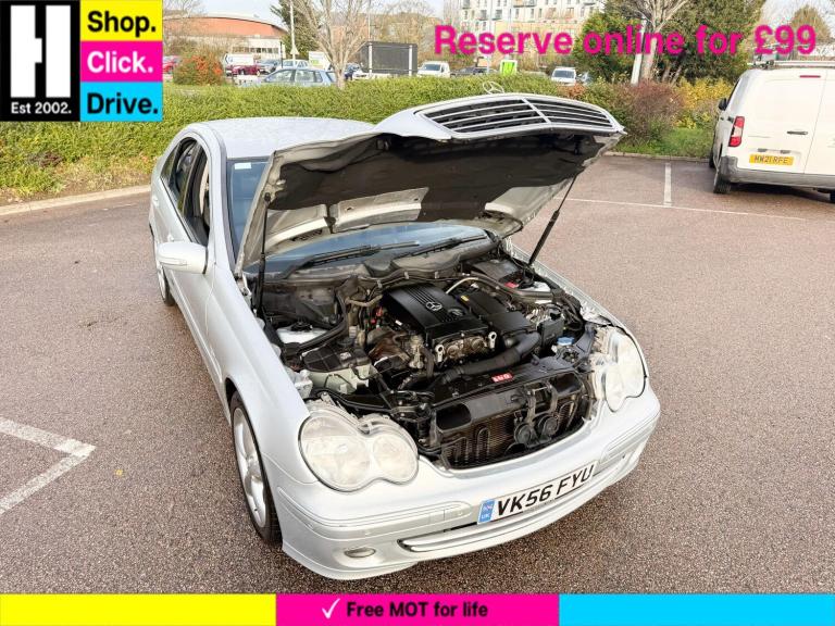 2006 Mercedes-Benz C Class 1.8 C180 Kompressor Avantgarde SE Saloon 4dr Petrol Automatic (193 g/k...