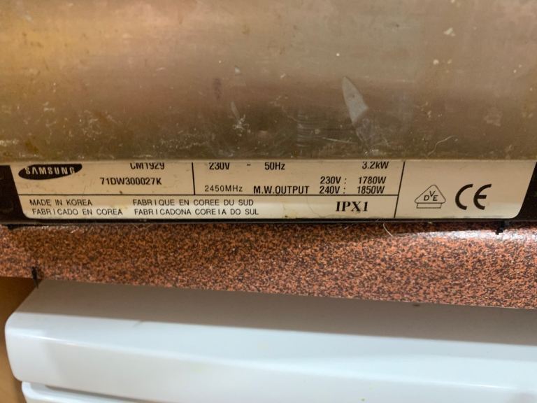 Samsung commercial microwave oven CM1929 1850W (works perfect)DELIVERY AVAILABLE 🚚