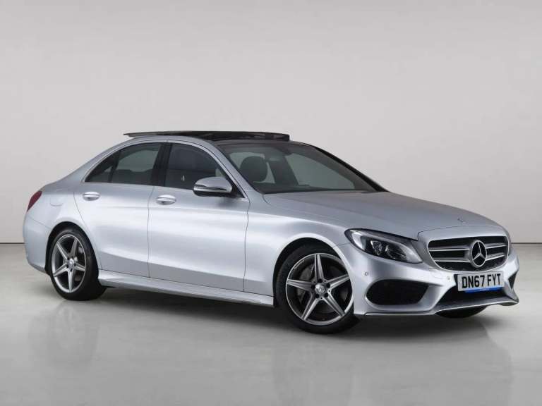 2017 Mercedes-Benz C Class 2.1 C300dh AMG Line (Premium) Saloon 4dr Diesel Hybrid G-Tronic+ Euro ...