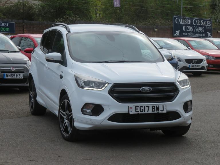 2017 Ford Kuga 2.0 TDCi ST-Line 5dr 2WD White ULEZ HATCHBACK Diesel Manual
