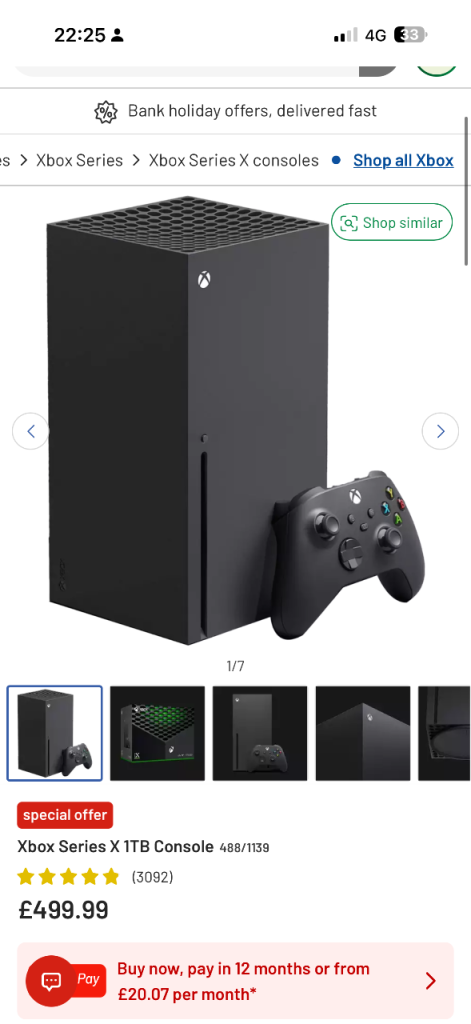 Xbox Series X ITB Console 