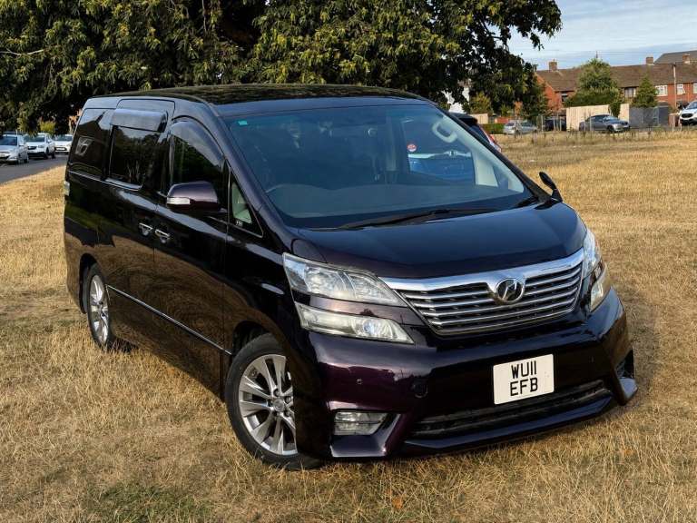 FRESH IMPORT PURPLE 2011 TOYOTA VELLFIRE PLATINUM Z MPV 7 SEATER 69k AUTO ULEZ