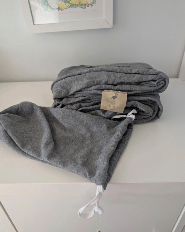 Funki Flamingo Baby Sling Carrier . grey. RRP £50