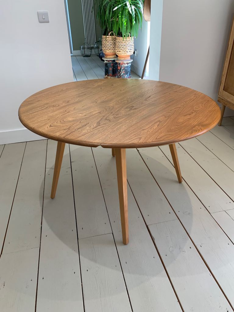 Lovely Ercol drop-leaf dining table