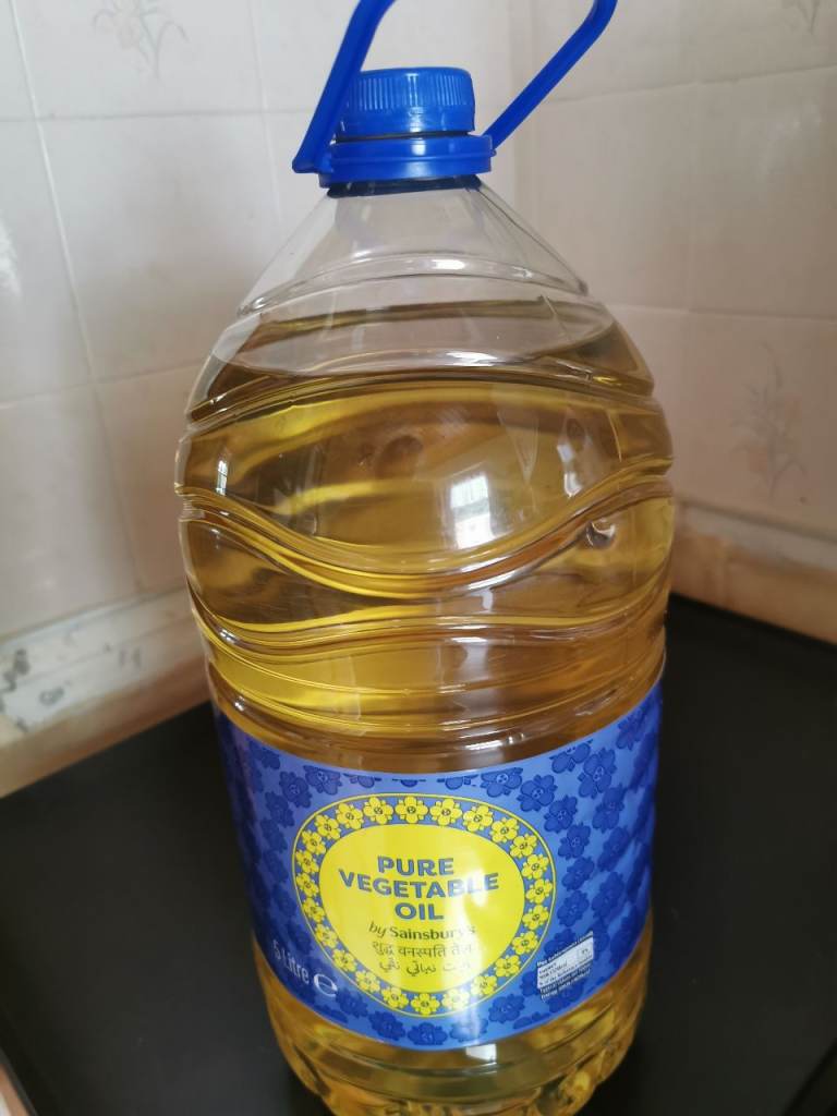 Unopened 5L Bottle Pure Vegetable Oil - Rapeseed Oil