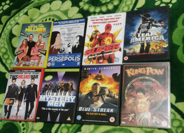 8 Comedy Action Films Joblot Bundle Dvd Movies Tom Hardy Kevin Bacon