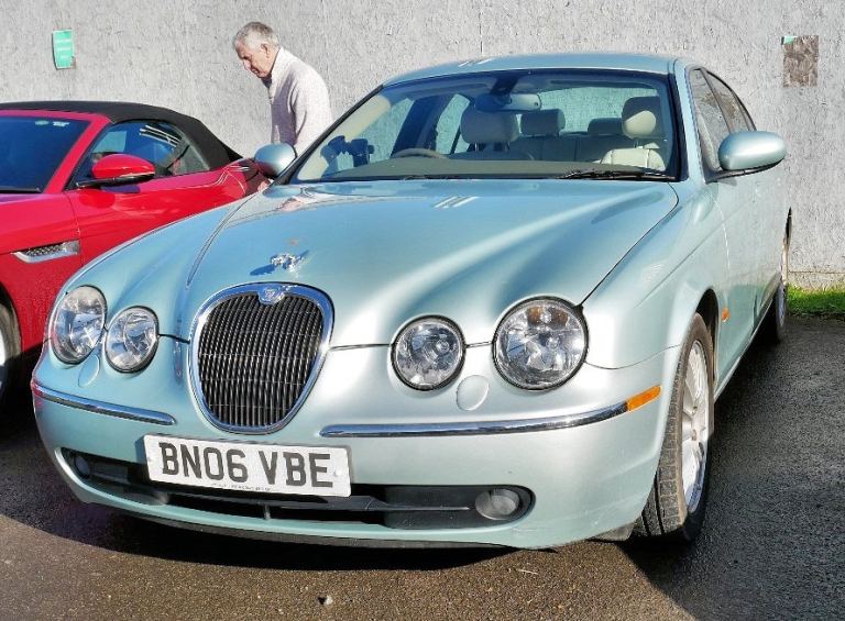 A rare example of a low mileage îjaguar S Type in Seafrost Green