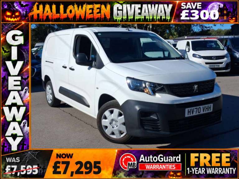 2021 Peugeot Partner 1.5 BlueHDi 950 S Long Panel Van 6dr Diesel Manual LWB Euro 6 (s/s) (100 bh ...