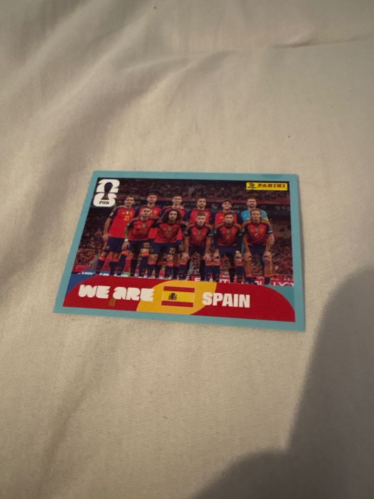 Panini FIFA World Cup Sticker - We Are Spain Team