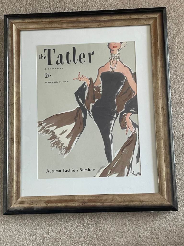 The Tatler September 14th 1955 - Art Print Frame Size 59cm x 49cm