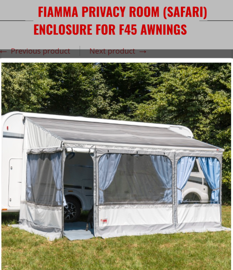 Fiamma privacy awning like.new 