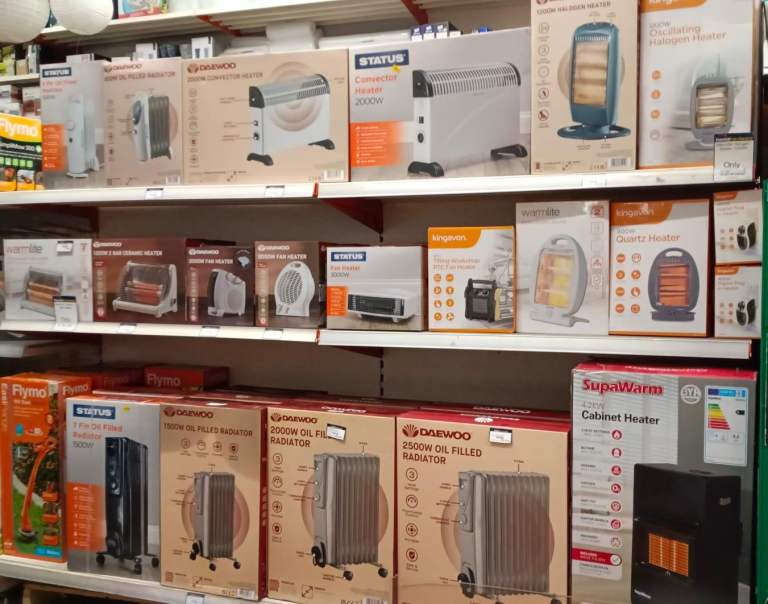 Heaters in stock (Convector / Oil Filled Radiator / Gas Heater /  Halogen) Price from £15 onwards