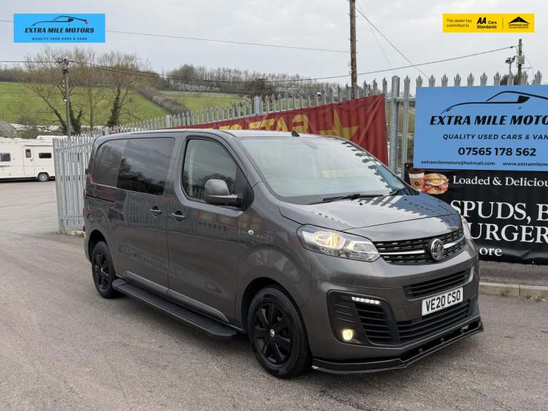 2020 Vauxhall Vivaro 2.0 Turbo D 3100 Sportive Crew Van Double Cab 5dr Diesel Manual L1 H1 Euro  ...