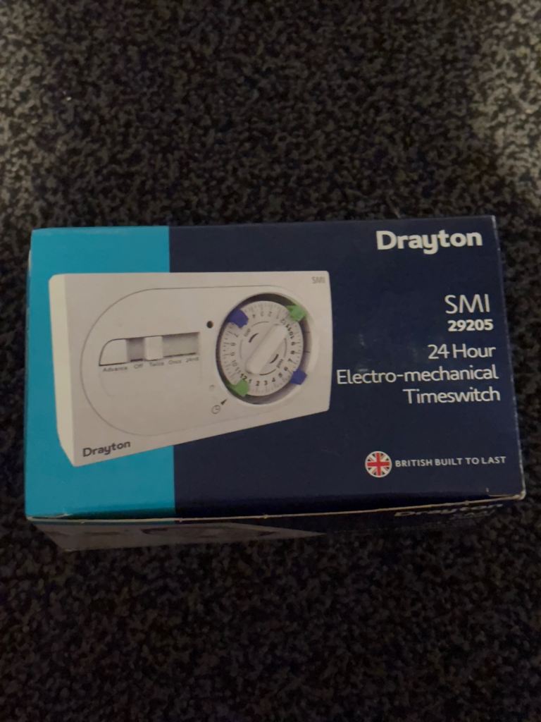 Drayton SMI 29205 24 Hour Electro-mechanical Timeswitch – NEW