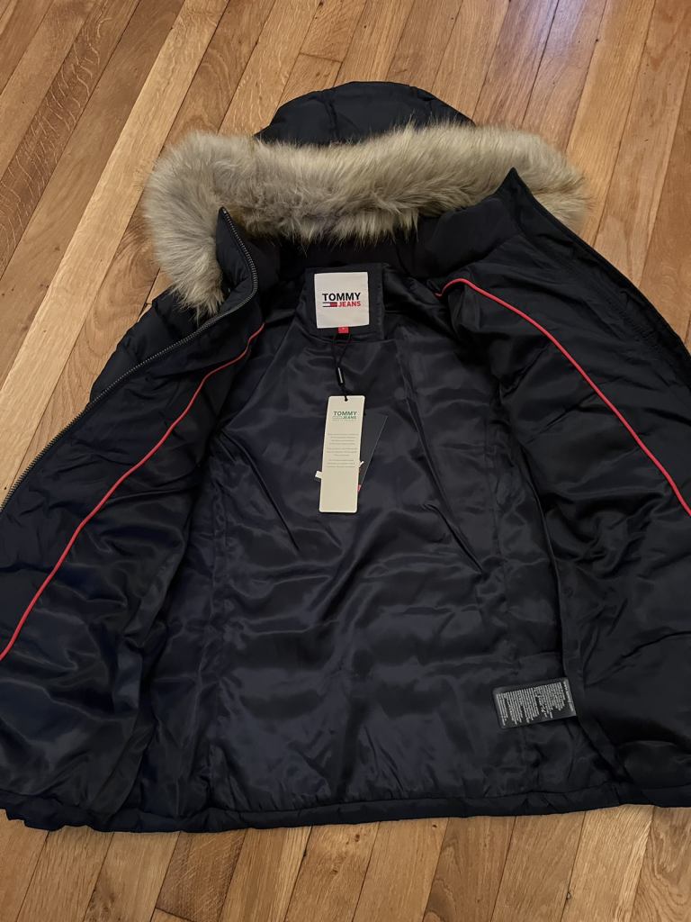 Women Tommy Jeans Hooded Down Jacket 