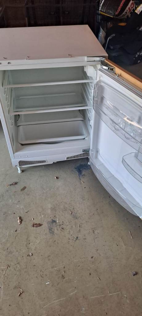 White Under Counter Fridge
