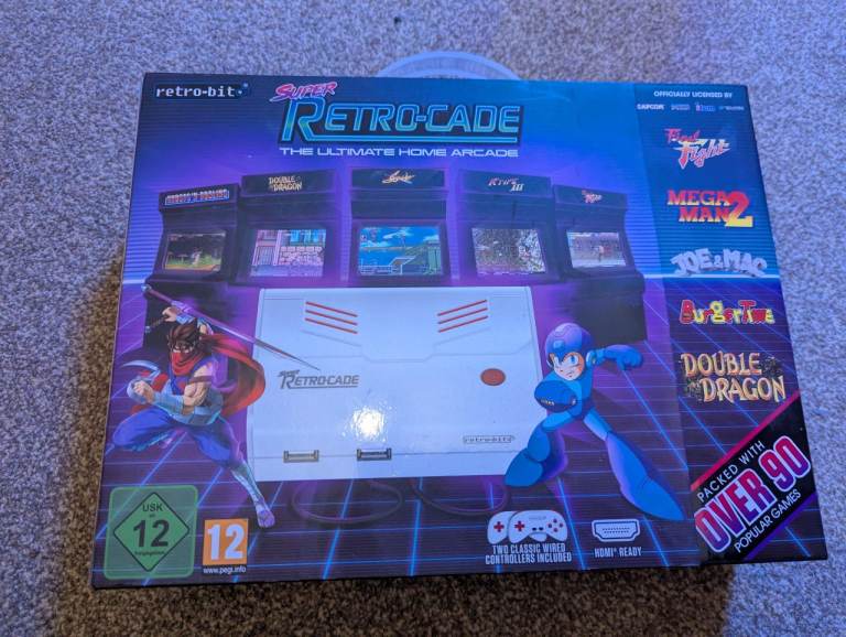Retrocade Console with Additional SD Card with 100's of 16 Bit Games Retro Games