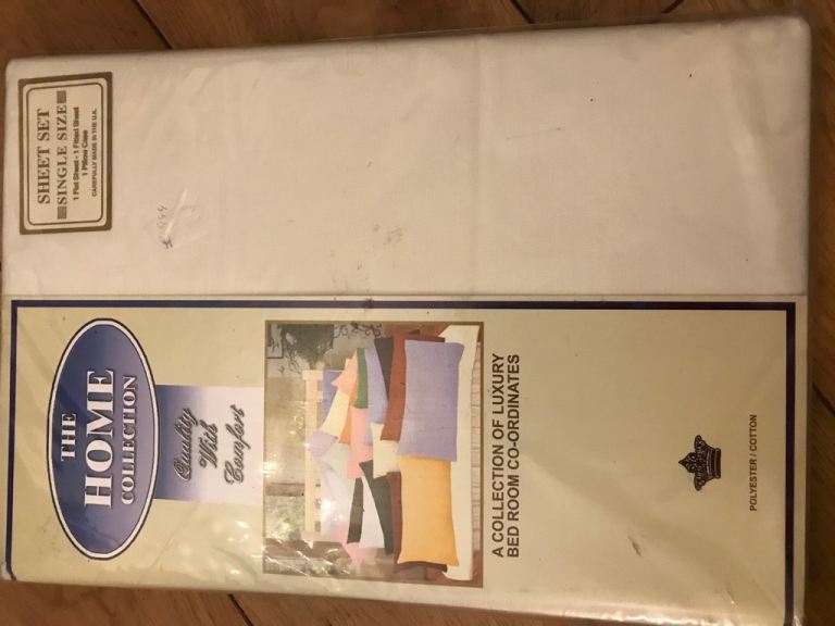 New Single Bed Sheet Set