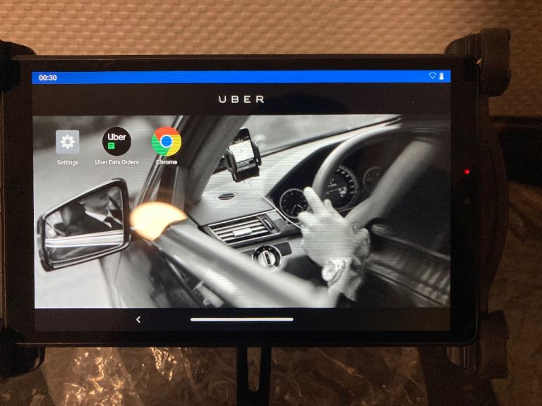 Deliveroo tablet, holder & Jolimark TP510 printer