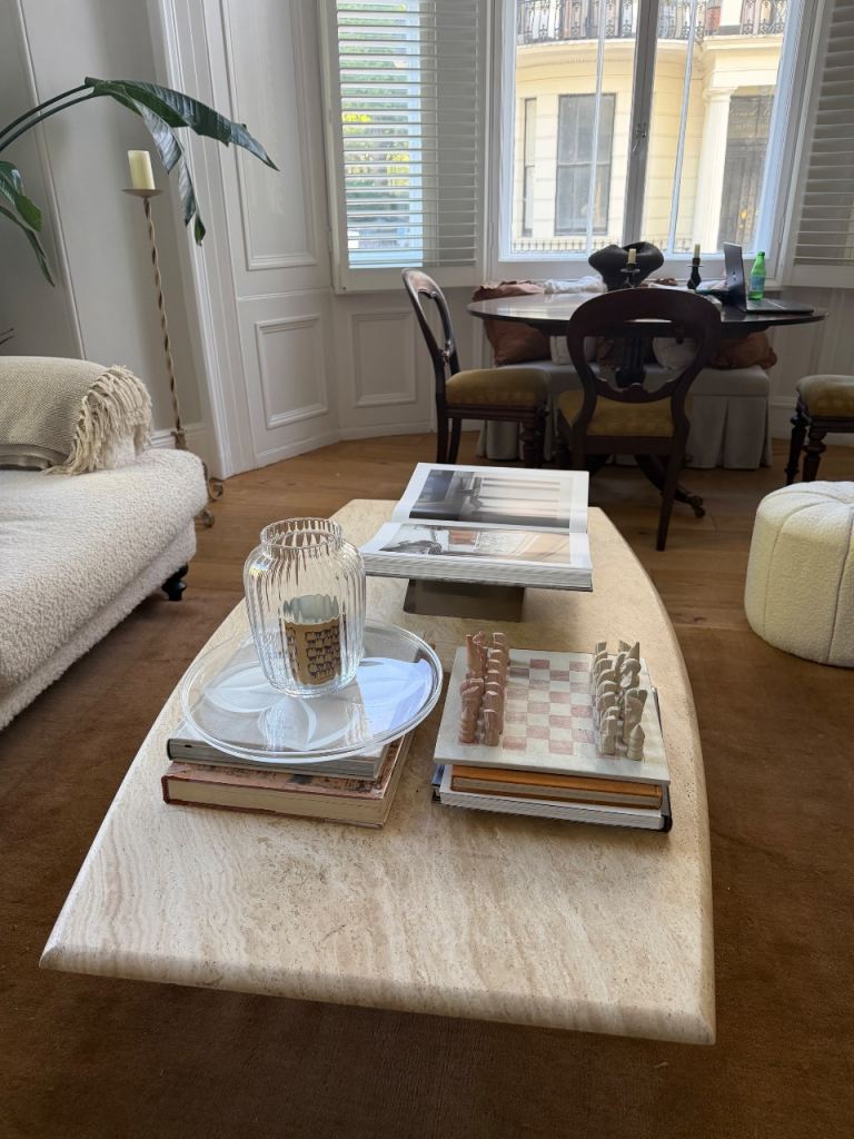 Beautiful Real Travertine Coffee Table | in Westminster, London | Gumtree