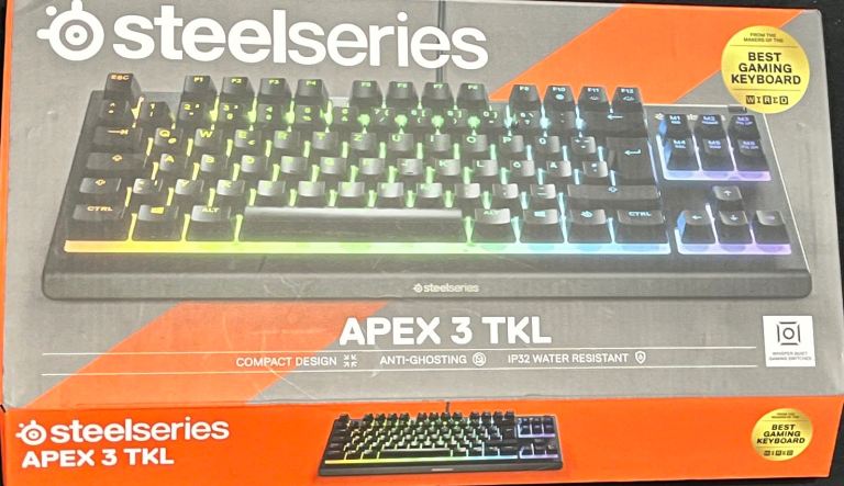 SteelSeries Apex TKL RGB Gaming Keyboard – Excellent Condition – Wired