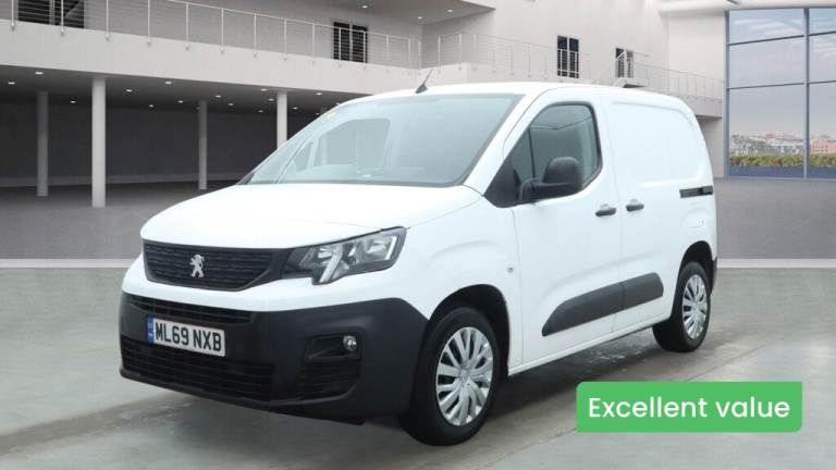 2019 Peugeot Partner SWB L1H1 Low Roof Professional Air Con EURO 6 NO VAT Panel Van Diesel Manual