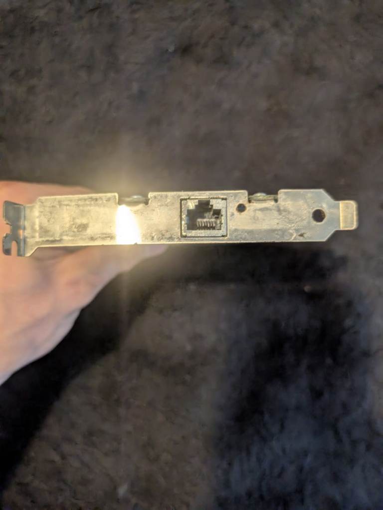 Vintage PC Parallel Tasking Network card