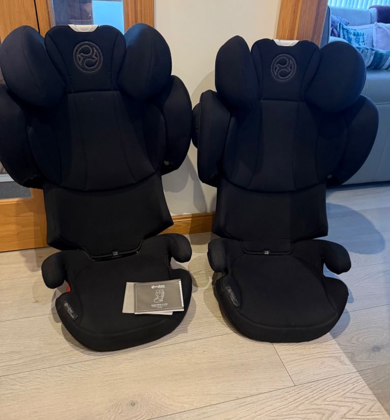 Cybex Platinum Solution Z I-fix Car Seats x2 (3-12 years)