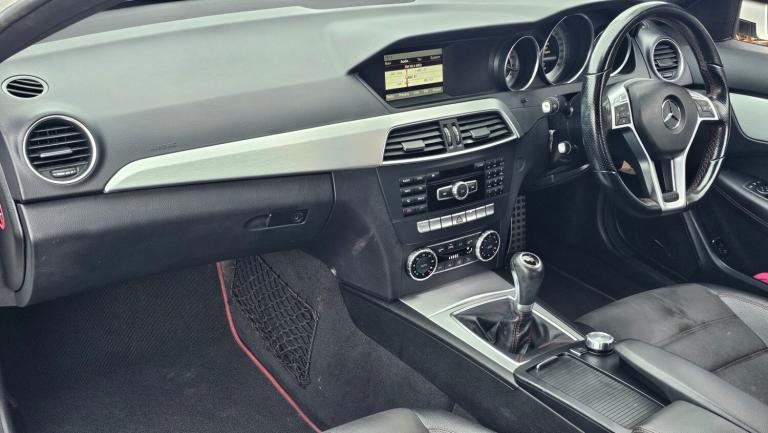 2012 Mercedes-Benz C Class C180 [1.6] BlueEFFICIENCY AMG Sport Plus 2dr COUPE Petrol Manual