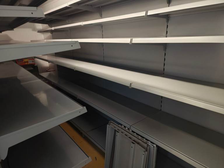 industrial shelving shop garage storage gondola